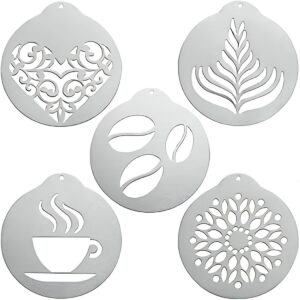 Coffee Decoration Set Stainless Steel