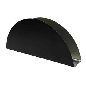 Black-Coated Half-Moon Napkin Holder