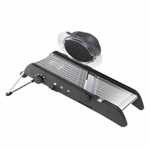 Plastic Mandoline Black Heavy Duty