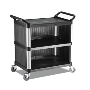 Service Trolley Black Svea 3 Layers